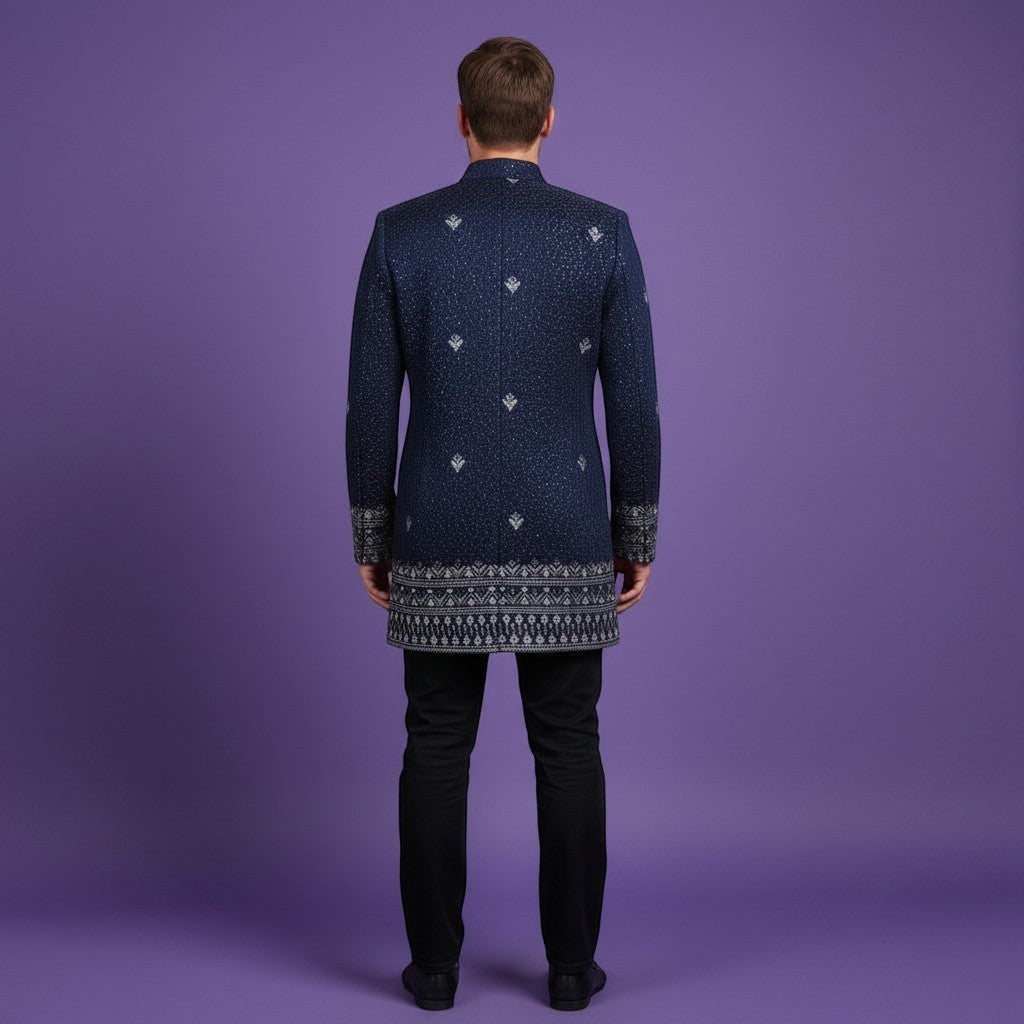 Embroidered Bandhgala Jacket / jodhpuri