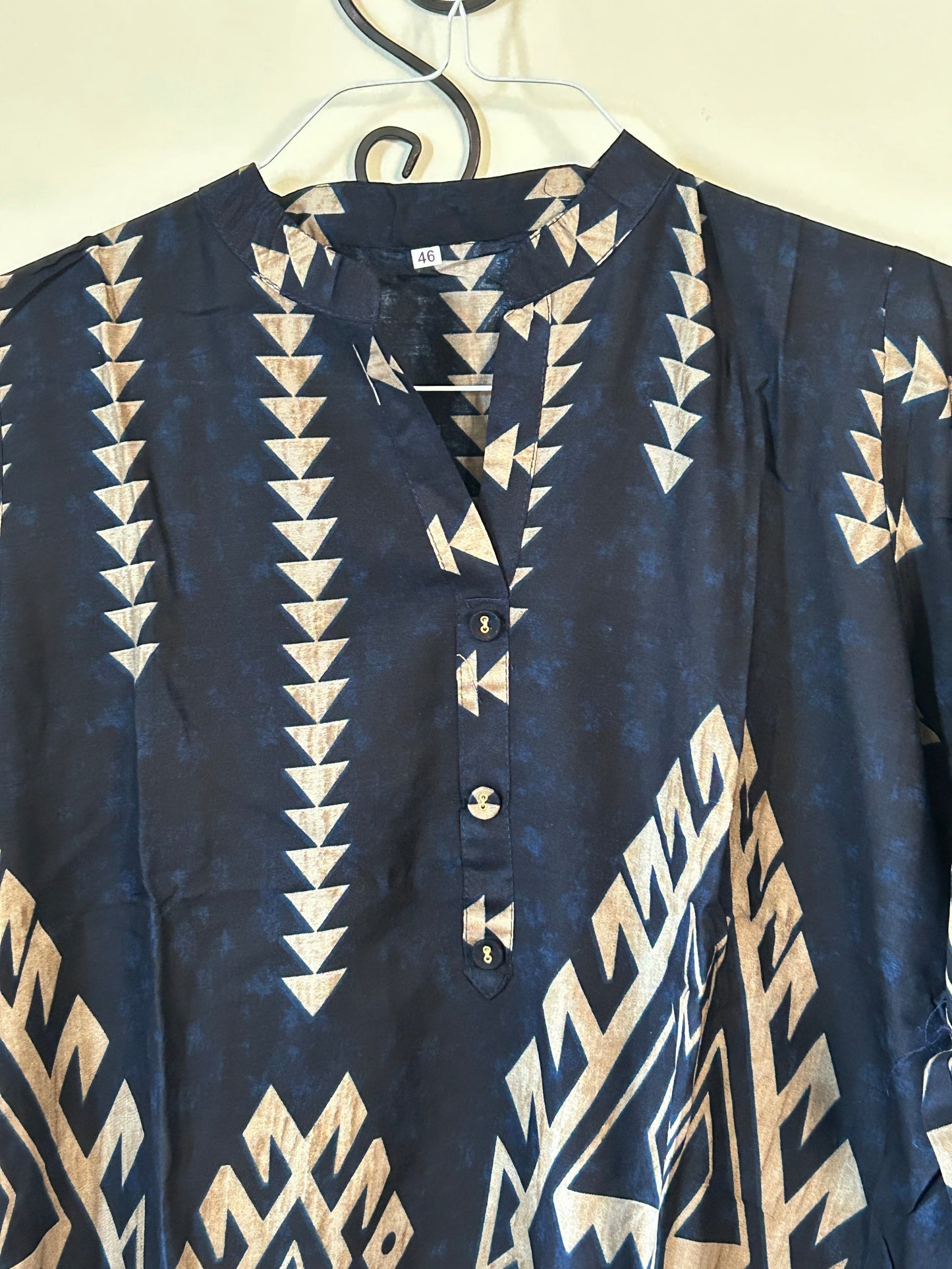 Kurti Connection USA Printed Tunic and Trouser Set
