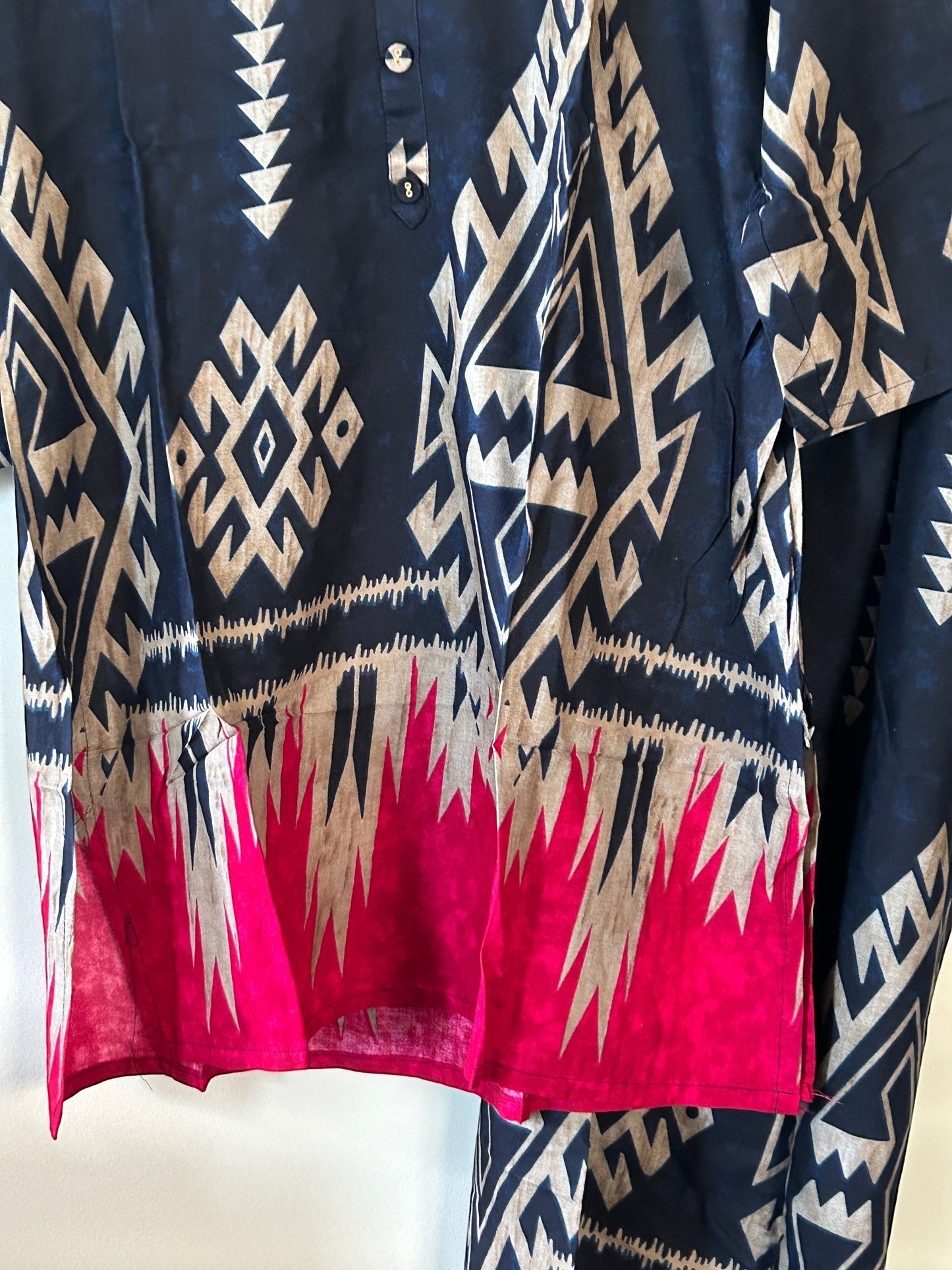 Kurti Connection USA Printed Tunic and Trouser Set