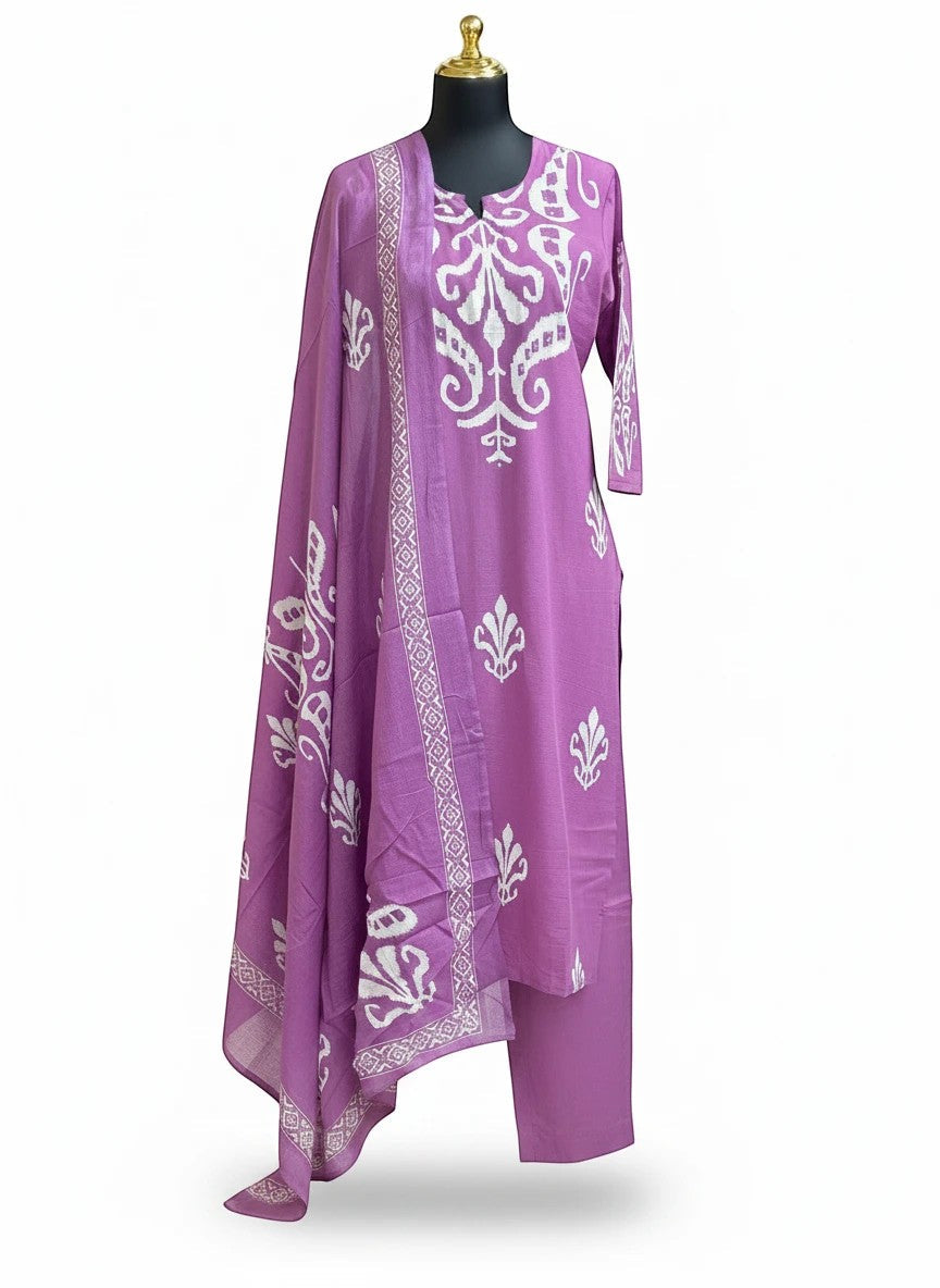 Kurti Connection USA Traditional Ethnic Three Piece Suit Set