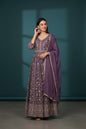 Embroidered Anarkali Suit With Dupatta