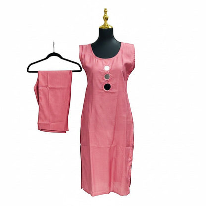 Sleeveless Kurti With Pants Set