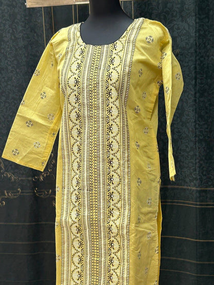 Traditional Printed Cotton Kurti Tunic